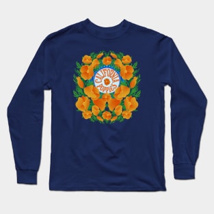 California Poppy Wildflower Superbloom Long Sleeve T-Shirt